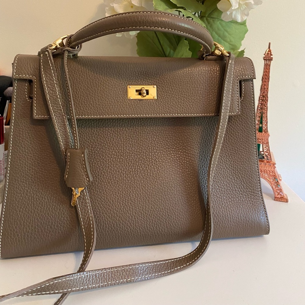 Teddy Blake Eva Gold 11 Dark Beige Leather